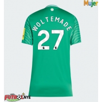Camiseta Newcastle United Nick Woltemade #27 Visitante Equipación para mujer 2025-26 manga corta